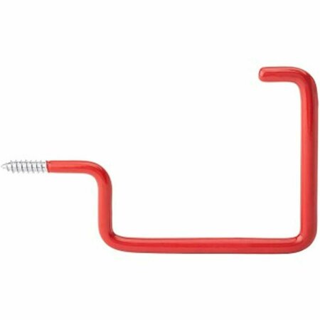 NATIONAL MFG SPECTRUM BRANDS HHI 4.5 in. Vinyl Coated Storage Screw Hook, Red 206869